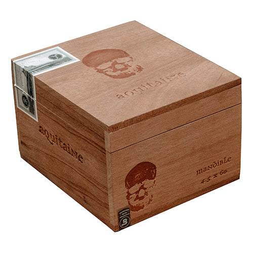 RoMa Craft Aquitaine Skull Contemporary Empty Cigar Box
