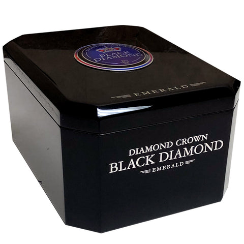 Diamond Crown Black Diamond High Gloss Finish Empty Cigar Box