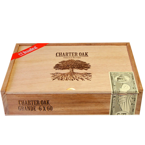 Foundation Charter Oak Contemporary Empty Cigar Box