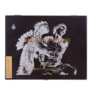 God Of Fire Art Series Contemporary Empty Cigar Box (Rare)